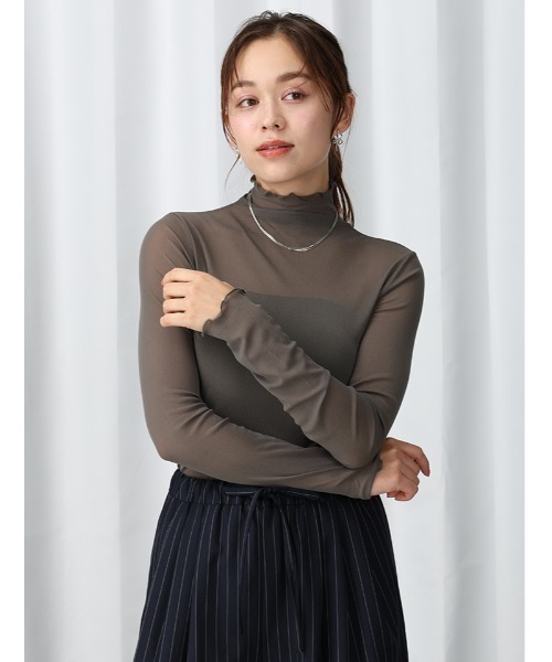 セール】シアーハイネックプルオーバー（Tシャツ/カットソー）｜fifth