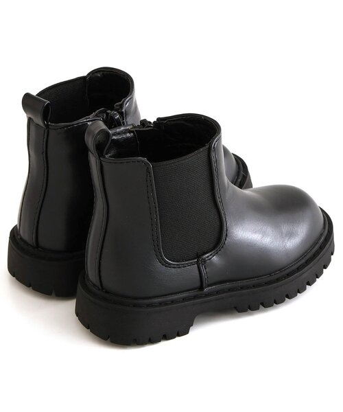 apres les cours（アプレレクール）の「サイドゴアブーツ（ブーツ・キッズ・ブラック/アイボリー・14/15 /16/17/18/19）」の11枚目の写真