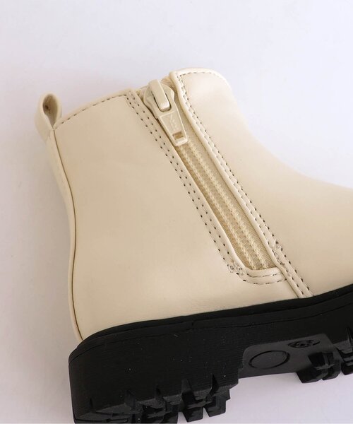 apres les cours（アプレレクール）の「サイドゴアブーツ（ブーツ・キッズ・ブラック/アイボリー・14/15 /16/17/18/19）」の15枚目の写真