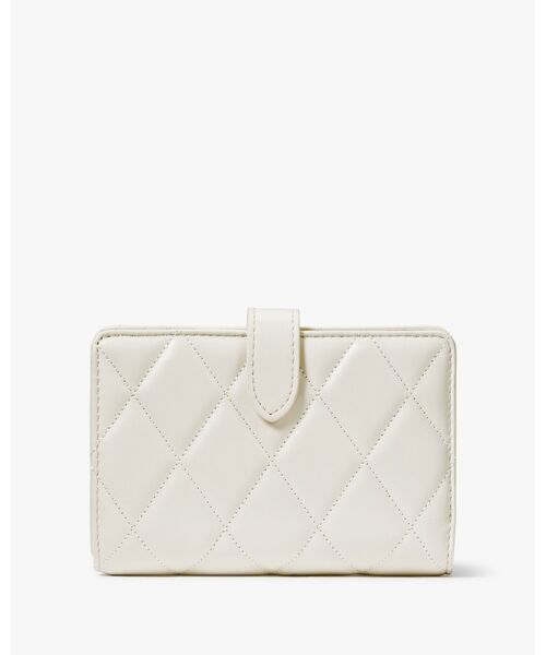kate spade new york（ケイトスペード ニューヨーク）の「キャリー ミディアム コンパクト バイフォールド ウォレット（財布・レディース・アイボリー・ONESIZE）」の3枚目の写真