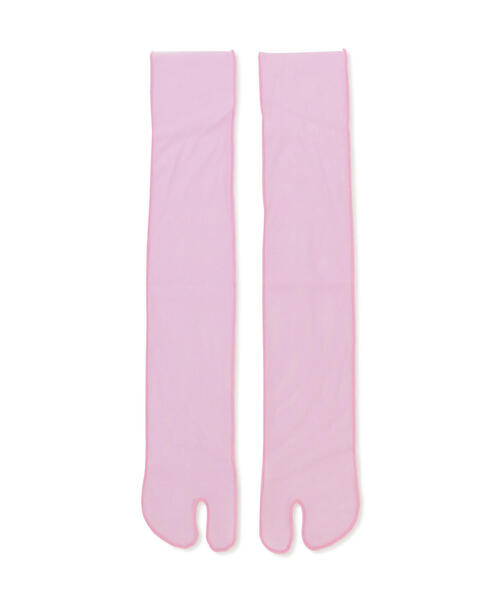 MARCOMONDE(マルコモンド)の「MARCOMONDE(マルコモンド)tulle tabi socks/TB21P-00/(ソックス/靴下・レディース・ブラック/ホワイト/パープル/ブルー系その他3/その他6/ピンク・1)」の11枚目の写真