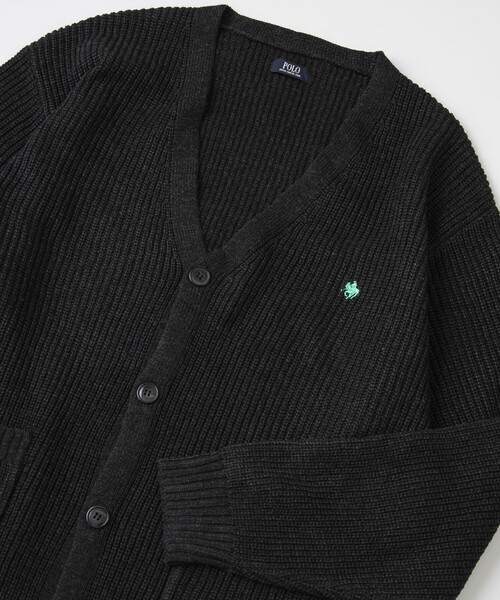 POLO BCS(ポロ ビーシーエス)の「POLO BCS(ポロ・ビーシーエス)ニットカーディガン(カーディガン/ボレロ・メンズ・ワインレッド/ライトグレー/ブラック/オフホワイト・M/L/XL)」の1枚目の写真