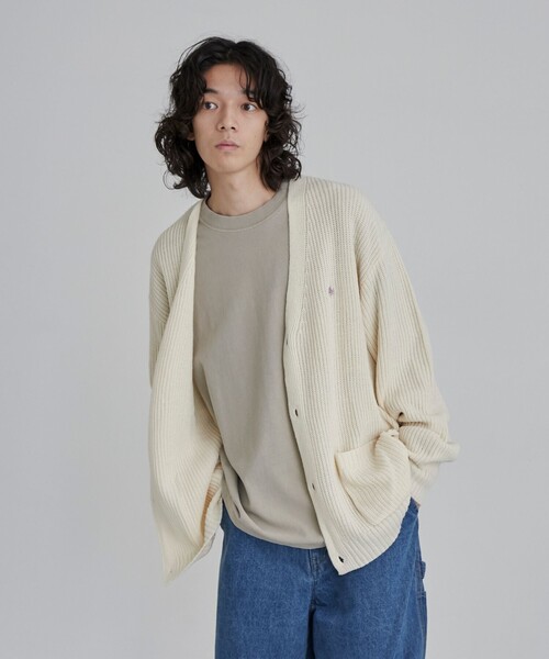 POLO BCS(ポロ ビーシーエス)の「POLO BCS(ポロ・ビーシーエス)ニットカーディガン(カーディガン/ボレロ・メンズ・ワインレッド/ライトグレー/ブラック/オフホワイト・M/L/XL)」の11枚目の写真