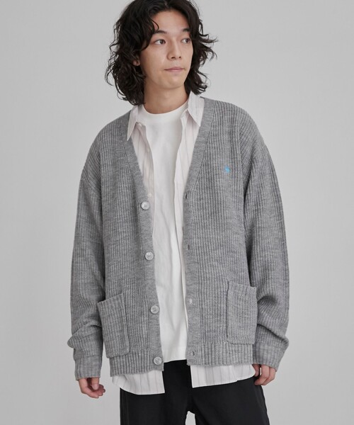 POLO BCS(ポロ ビーシーエス)の「POLO BCS(ポロ・ビーシーエス)ニットカーディガン(カーディガン/ボレロ・メンズ・ワインレッド/ライトグレー/ブラック/オフホワイト・M/L/XL)」の20枚目の写真