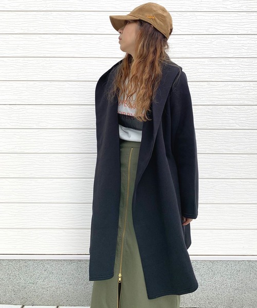 Q（キュー）の「コーデュロイキャップ（キャップ・レディース・ベージュ/ネイビー・ONE SIZE）」の8枚目の写真