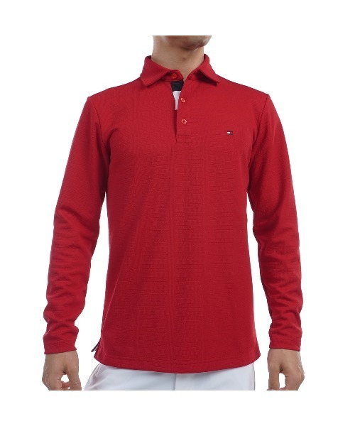 【セール】モノグラム ジャカート 長袖シャツ(ポロシャツ)|TOMMY HILFIGER GOLF(トミー ヒルフィガー ゴルフ) 【セール】モノグラム ジャカート 長袖シャツ(ポロシャツ)|TOMMY HILFIGER GOLF(トミー ヒルフィガー ゴルフ)
