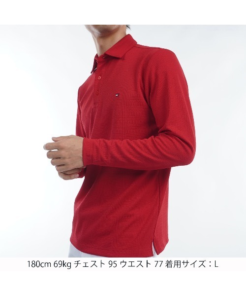 【セール】モノグラム ジャカート 長袖シャツ(ポロシャツ)|TOMMY HILFIGER GOLF(トミー ヒルフィガー ゴルフ) 【セール】モノグラム ジャカート 長袖シャツ(ポロシャツ)|TOMMY HILFIGER GOLF(トミー ヒルフィガー ゴルフ)