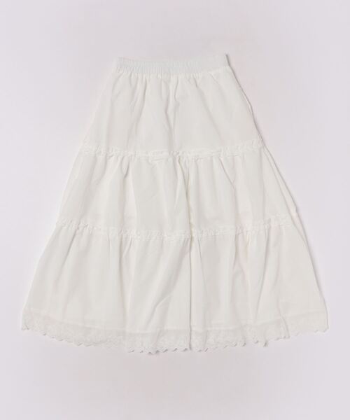 Mayree（メイリー）の「【Mayree】ティアード レース スカート（スカート・レディース・ホワイト・SMALL/MEDIUM/LARGE）」の2枚目の写真