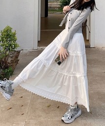 Mayree | 【Mayree】ティアード レース スカート(スカート)