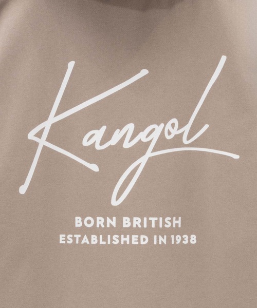 KANGOL（カンゴール）の「KANGOL裏起毛フェイクレイヤードパーカー（パーカー・メンズ・ブラック/グレイッシュベージュ/ブルーグリーン・XL/L/M）」の7枚目の写真