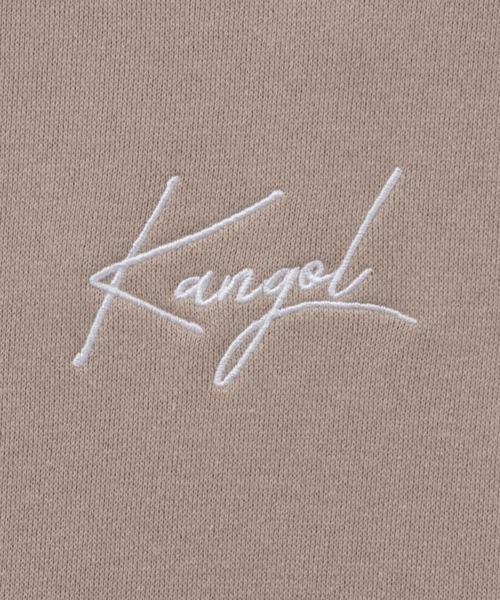 KANGOL（カンゴール）の「KANGOL裏起毛フェイクレイヤードパーカー（パーカー・メンズ・ブラック/グレイッシュベージュ/ブルーグリーン・XL/L/M）」の15枚目の写真