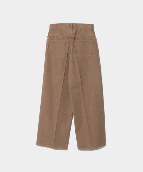 beautiful people（ビューティフルピープル）の「organic FOXbrown    denim trousers fit（デニムパンツ・レディース・ブラウン・36/38）」の2枚目の写真