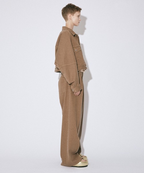 beautiful people（ビューティフルピープル）の「organic FOXbrown    denim trousers fit（デニムパンツ・レディース・ブラウン・36/38）」の6枚目の写真