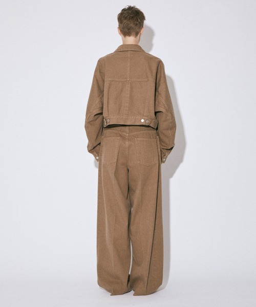 beautiful people（ビューティフルピープル）の「organic FOXbrown    denim trousers fit（デニムパンツ・レディース・ブラウン・36/38）」の7枚目の写真