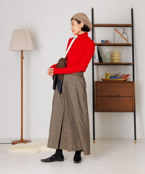 FREAK'S STORE(フリークスストア)の「【べストセラー】ウォッシャブル タートルネックニット(ニット/セーター・レディース・オフホワイト/グレー/レッド/ベージュ/ブラック・フリ-)」の18枚目の写真