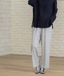 OPAQUE.CLIP | 《SS-LLsize》着丈が選べる！裏起毛ストレッチイージーワイドパンツ【蓄熱素材/洗濯機洗い可】(その他パンツ)