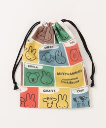 Miffy | 【 miffy 】 Dick Bruna 巾着 「MIFFY & ANIMALS」(ポーチ)