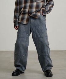 PUBLIC TOKYO（パブリックトウキョウ）の「〈セットアップ対応〉PUBLIC DENIM ダブルニーパンツ（デニムパンツ）」