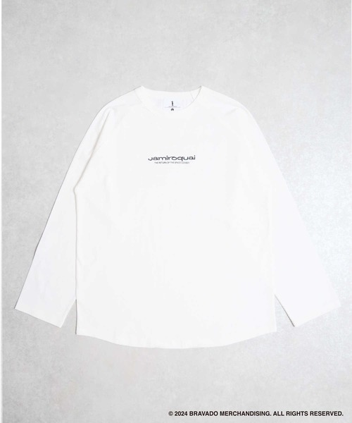 Right-on（ライトオン）の「Jamiroquaiラグラン長袖Tシャツ（Tシャツ/カットソー・メンズ・キナリ/ブラック/ネイビー・L/M）」の4枚目の写真