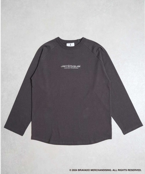 Right-on（ライトオン）の「Jamiroquaiラグラン長袖Tシャツ（Tシャツ/カットソー・メンズ・キナリ/ブラック/ネイビー・L/M）」の6枚目の写真