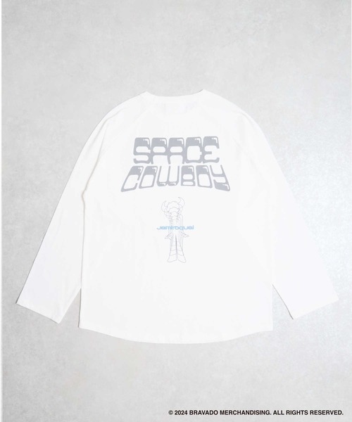 Right-on（ライトオン）の「Jamiroquaiラグラン長袖Tシャツ（Tシャツ/カットソー・メンズ・キナリ/ブラック/ネイビー・L/M）」の7枚目の写真