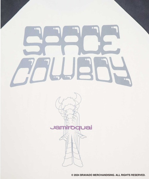 Right-on（ライトオン）の「Jamiroquaiラグラン長袖Tシャツ（Tシャツ/カットソー・メンズ・キナリ/ブラック/ネイビー・L/M）」の11枚目の写真