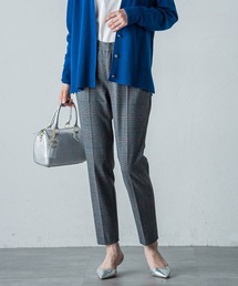 両面起毛ストレッチテーパードパンツ≪洗える≫