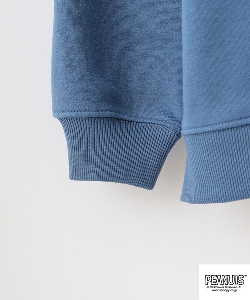 PEANUTS（ピーナッツ）の「PEANUTS 裏起毛ビックシルエットトレーナー（スウェット・メンズ・ブラック/グリーン/杢グレー/ブルー系その他/オートミール/ネイビー・S/M/L/LL）」の16枚目の写真