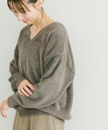 ITEMS URBANRESEARCH | ミニシャギーVネックニット(ニット/セーター)