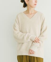 ITEMS URBANRESEARCH | ミニシャギーVネックニット(ニット/セーター)