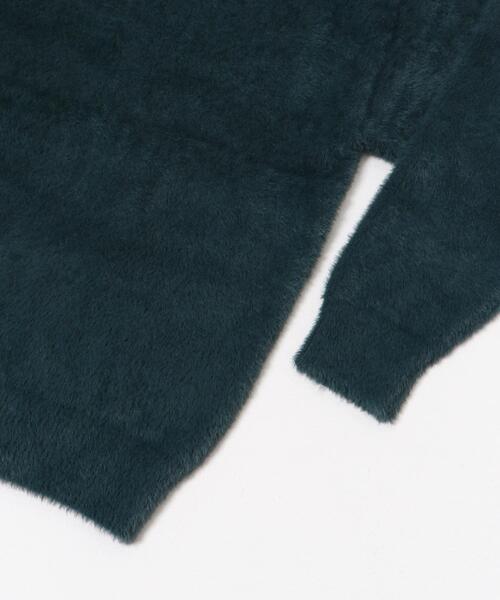 ITEMS URBANRESEARCH(アイテムズ アーバンリサーチ)の「ミニシャギーVネックニット(ニット/セーター・レディース・アイボリー/チャコールグレー/グリーン・FREE)」の11枚目の写真