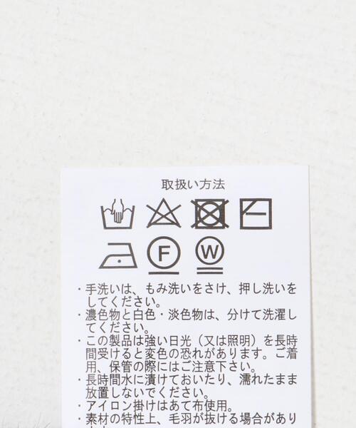 ITEMS URBANRESEARCH(アイテムズ アーバンリサーチ)の「ミニシャギーVネックニット(ニット/セーター・レディース・アイボリー/チャコールグレー/グリーン・FREE)」の14枚目の写真