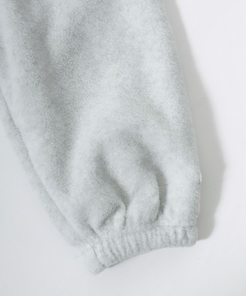 DISCUS(ディスカス)の「DISCUS/ディスカス オーバーサイズ 配色切替 ワンポイントシリコンワッペン フリース プルオーバーハーフジップ トレーナー(スウェット・レディース・ブラック/オートミール/ネイビー/パープル・M/L)」の18枚目の写真