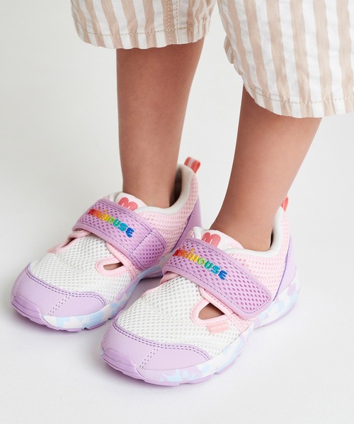 MIKI HOUSE（ミキハウス）の「ダブルラッセル キッズシューズ（スニーカー・キッズ・ラベンダー/ホワイト/ブラック・19cm/18cm/17cm/16cm）」の3枚目の写真