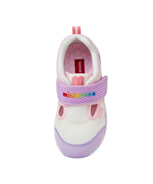 MIKI HOUSE（ミキハウス）の「ダブルラッセル キッズシューズ（スニーカー・キッズ・ラベンダー/ホワイト/ブラック・19cm/18cm/17cm/16cm）」の7枚目の写真