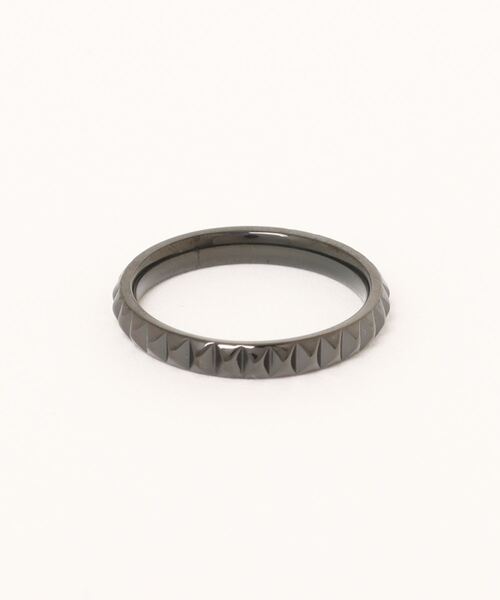 ARCHIVER(アーカイバ)の「【サージカルステンレス】金属アレルギー対応 2.6mm ピラミッドリング(リング・レディース・シルバー/ピンクゴールド/ブラック・21号/19号/15号/17号/7号/9号)」の2枚目の写真
