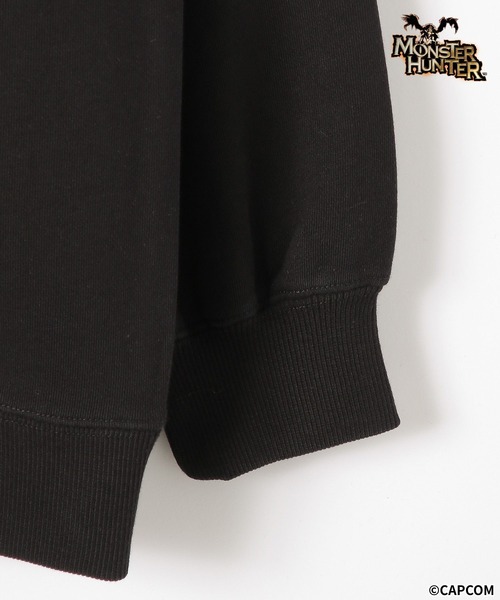 RAGEBLUE（レイジブルー）の「【MONSTER HUNTER/モンスターハンター】コラボ/キャラクタープリントスウェット（スウェット・メンズ・ブラック/グレー/ブルー/ホワイト・LARGE/MEDIUM）」の22枚目の写真