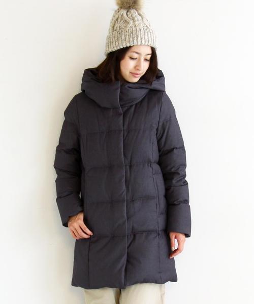 BEAUTY&YOUTH UNITED ARROWS（ビューティーアンドユースユナイテッドアローズ）の「BY∵ フードロングダウン◆（ダウンジャケット/コート・レディース・ブラック/ダークグレー・SMALL/MEDIUM）」の12枚目の写真