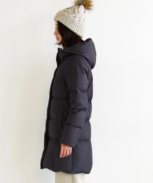 BEAUTY&YOUTH UNITED ARROWS（ビューティーアンドユースユナイテッドアローズ）の「BY∵ フードロングダウン◆（ダウンジャケット/コート・レディース・ブラック/ダークグレー・SMALL/MEDIUM）」の13枚目の写真