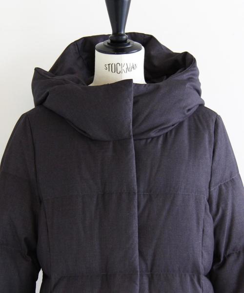 BEAUTY&YOUTH UNITED ARROWS（ビューティーアンドユースユナイテッドアローズ）の「BY∵ フードロングダウン◆（ダウンジャケット/コート・レディース・ブラック/ダークグレー・SMALL/MEDIUM）」の4枚目の写真