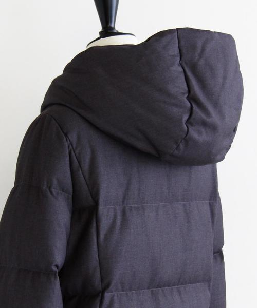 BEAUTY&YOUTH UNITED ARROWS（ビューティーアンドユースユナイテッドアローズ）の「BY∵ フードロングダウン◆（ダウンジャケット/コート・レディース・ブラック/ダークグレー・SMALL/MEDIUM）」の6枚目の写真