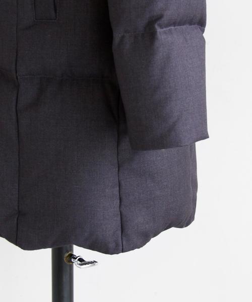 BEAUTY&YOUTH UNITED ARROWS（ビューティーアンドユースユナイテッドアローズ）の「BY∵ フードロングダウン◆（ダウンジャケット/コート・レディース・ブラック/ダークグレー・SMALL/MEDIUM）」の8枚目の写真