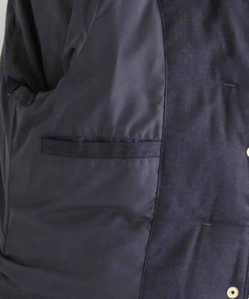 BEAUTY&YOUTH UNITED ARROWS（ビューティーアンドユースユナイテッドアローズ）の「BY∵ フードロングダウン◆（ダウンジャケット/コート・レディース・ブラック/ダークグレー・SMALL/MEDIUM）」の3枚目の写真