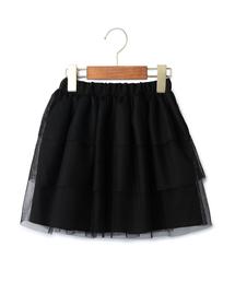 green label relaxing | 【KIDS】ブラックチュール SK◆(スカート)