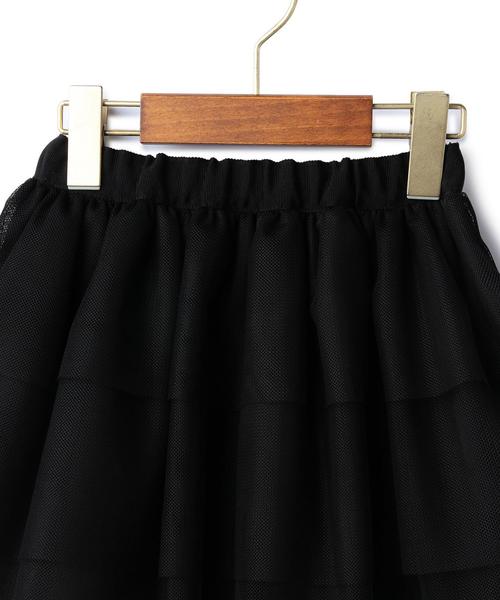 green label relaxing（グリーンレーベルリラクシング）の「【KIDS】ブラックチュール SK◆（スカート・キッズ・ブラック・105/125/135/115/95）」の3枚目の写真