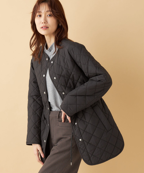 Petit Honfleur（プチオンフルール）の「【はっ水加工】ドロスト中綿