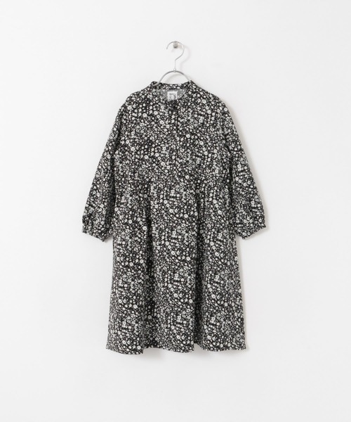 URBAN RESEARCH DOORS（アーバンリサーチドアーズ）の「『親子リンク』フラワープリントワンピース(KIDS)（ワンピース・キッズ・ネイビー/ブラック・105/120/135）」の19枚目の写真