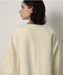 CADUNE（カデュネ）の「ノーカラーポケットコート（ダウンジャケット