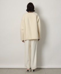 CADUNE（カデュネ）の「ノーカラーポケットコート（ダウンジャケット