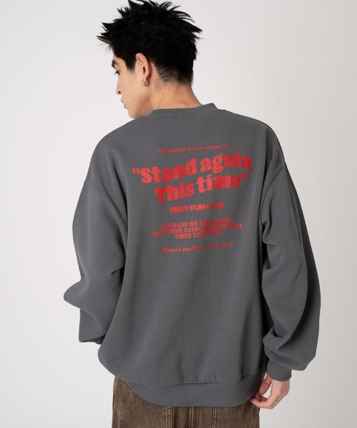 WEGO(ウィゴー)の「WEGO/アソートグラフィックプルオーバー(スウェット・メンズ・N/S/V/U/T/M/R/P/Q/O・LARGE/SMALL/MEDIUM)」の9枚目の写真